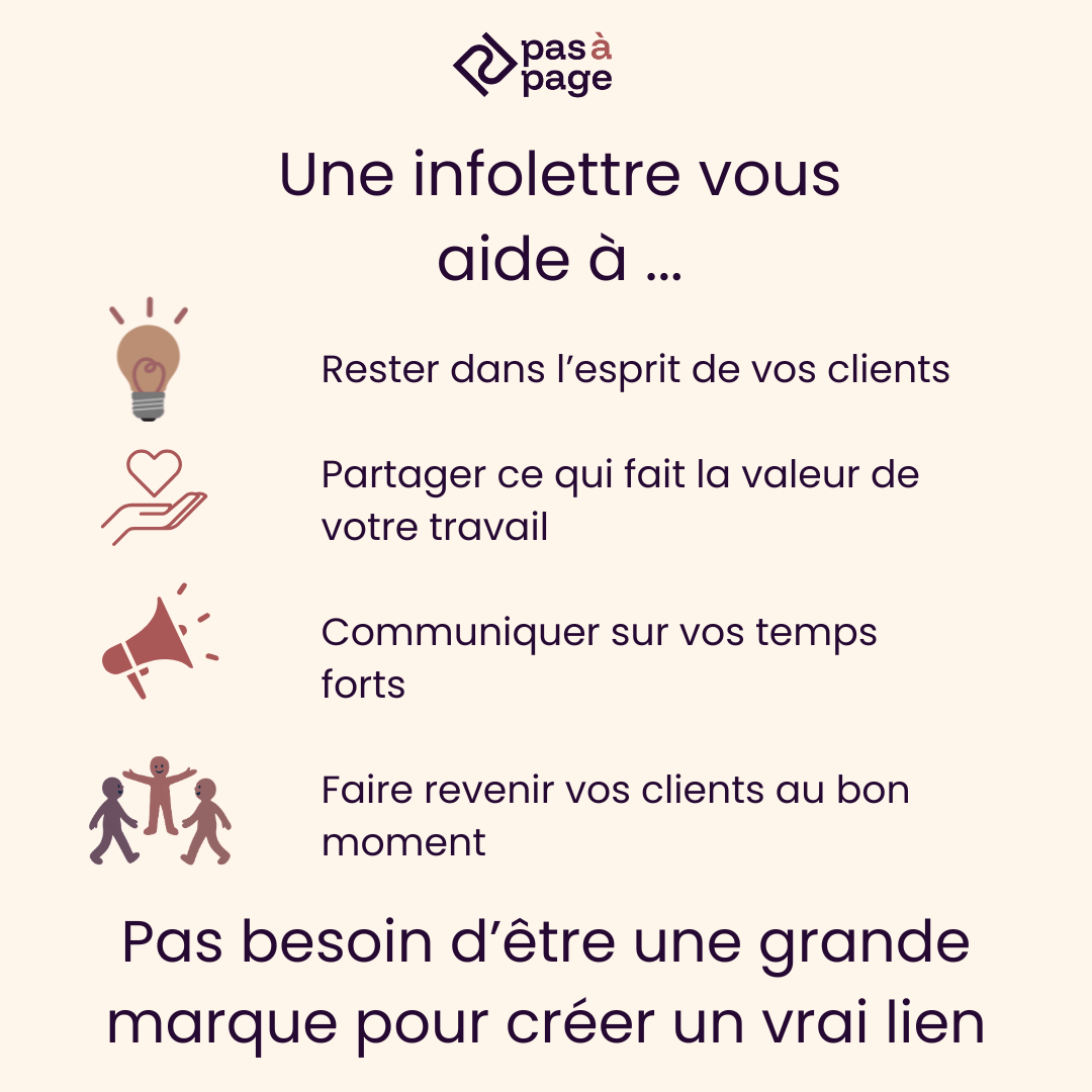 ce à quoi vous aide une infolettre